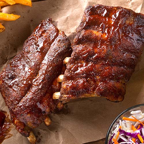 Mediterranean Back Ribs with Pomegranate Sauce
